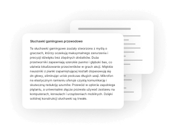 Generowanie treści
